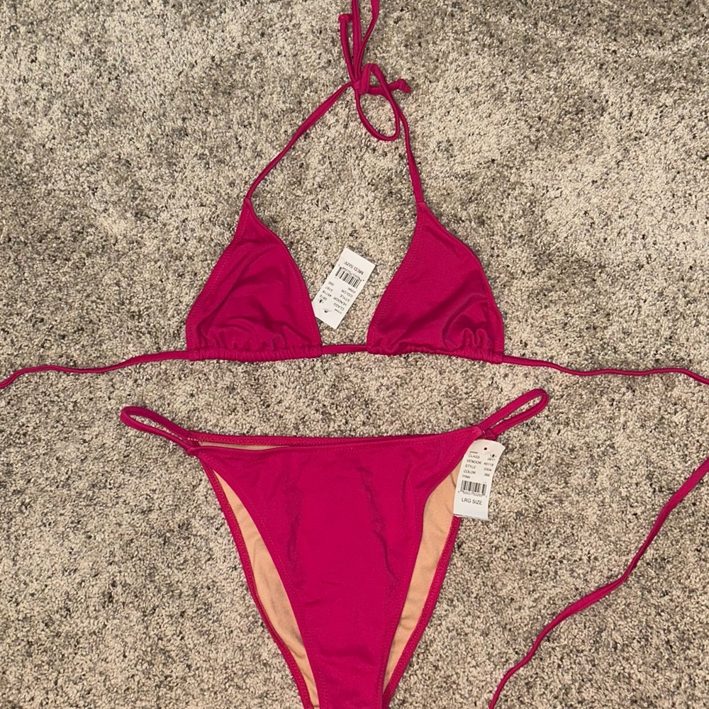 PacSun Magenta Bikini Set